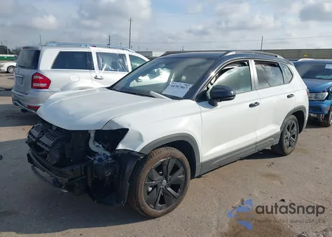 2025 Volkswagen Taos Se Black from USA, damaged, VIN 3VV3C7B23SM009885